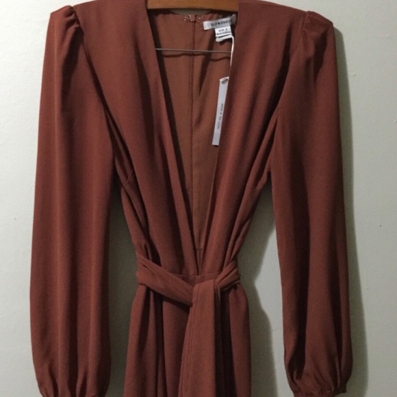 Dreamy vintage style rust jumpsuit - Picture 7 of 8